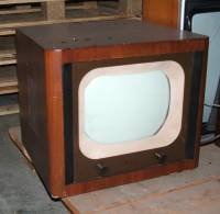 TV 405 hitam putih Murphy dari Ukrania, 1951.